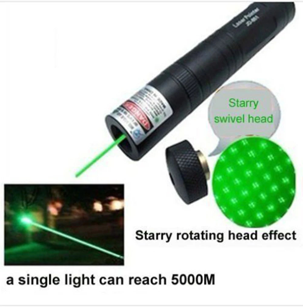 301 532Nm Green Laser Pointer Pen High Power Glare Outdoor Flashlight Professional Travel Indicator Hunting Laser Device